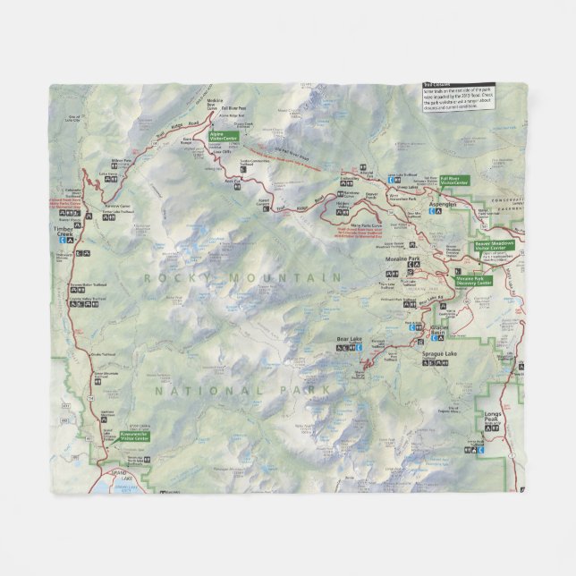 Manta del paño grueso y suave del mapa de la (Frente (Horizontal))