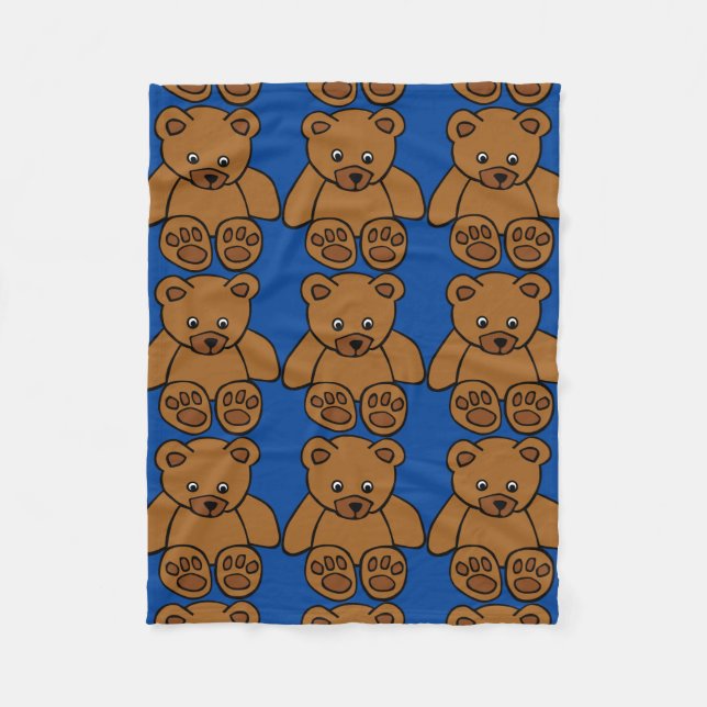 Manta del paño grueso y suave del oso de peluche (Anverso)