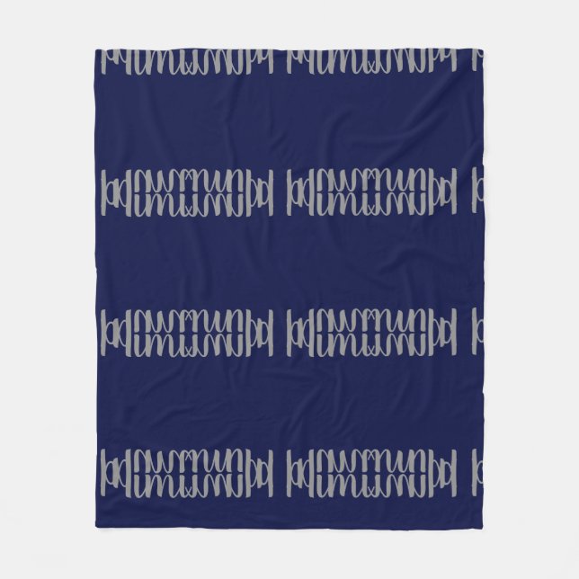 Manta del paño grueso y suave "Mimi" (Anverso)