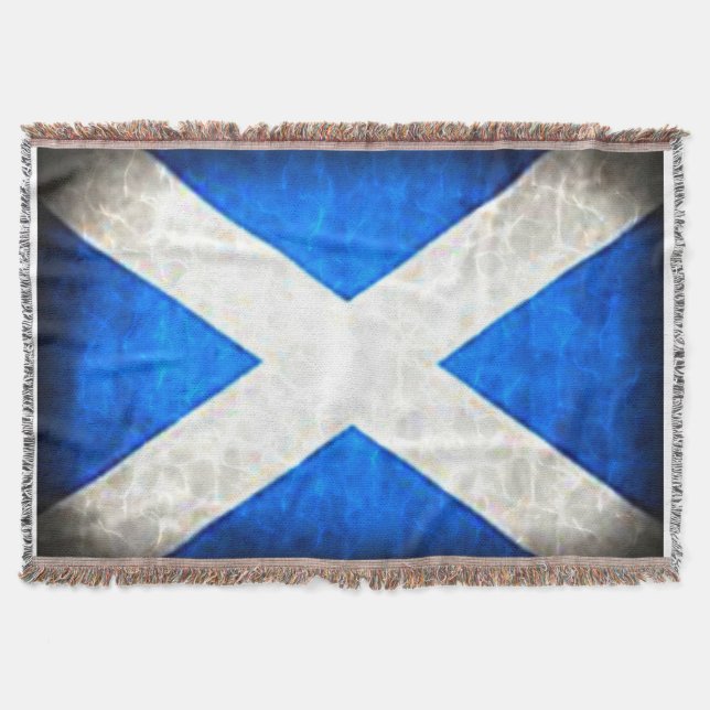 Manta del tiro. Bandera de Escocia (Anverso)