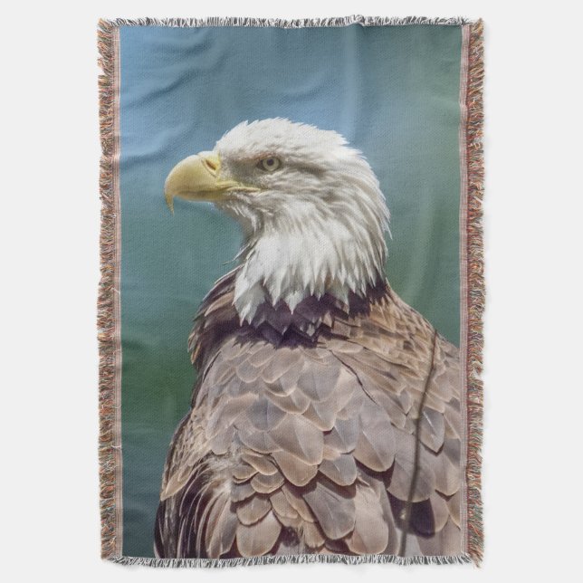 Manta del tiro de Eagle calvo (Frente vertical)