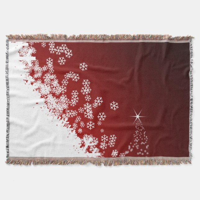 Manta del tiro de la nieve del navidad (Anverso)