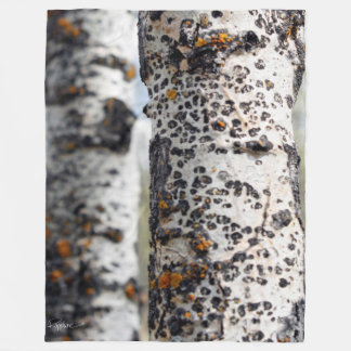 Manta del tiro del árbol de abedul