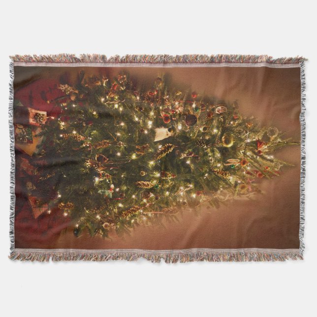 Manta del tiro del árbol de navidad (Anverso)