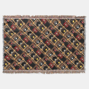 Manta del tiro del estante del vino