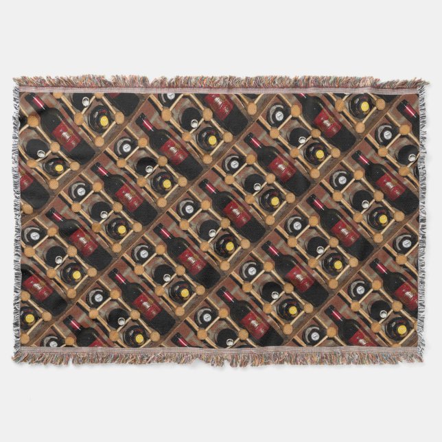 Manta del tiro del estante del vino (Anverso)