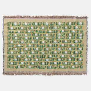 Manta del tiro del golf