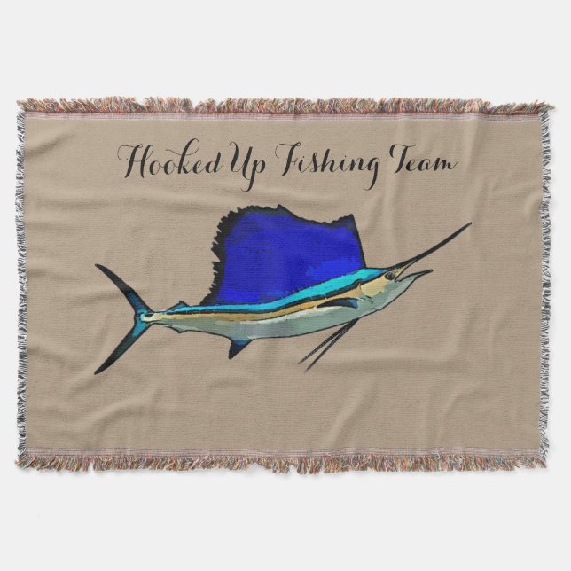 Manta del tiro del nombre del barco del pez (Anverso)