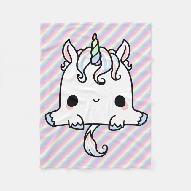 Manta del unicornio de Kawaii (Anverso)