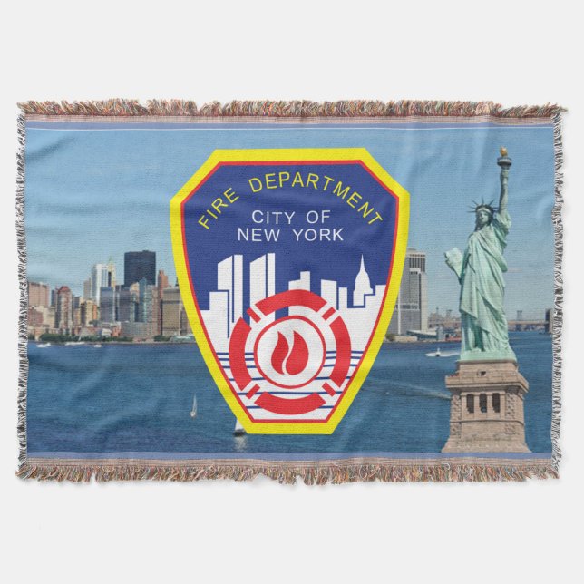 Manta Departamento de Bomberos de Nueva York (Anverso)