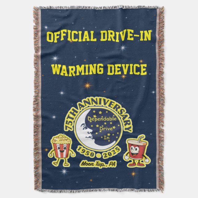 Manta Dependable Drive In 75th Anniversary Blanket (Frente vertical)
