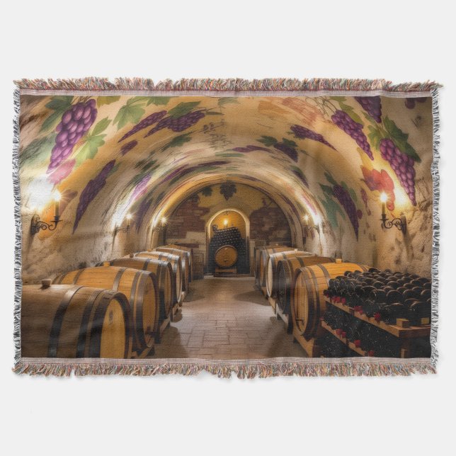 Manta „Der Zauber des Weins – Eleganz in jedem Tropfen“ (Anverso)