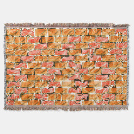 Manta Desenho no estilo tijolos com tom de brilho