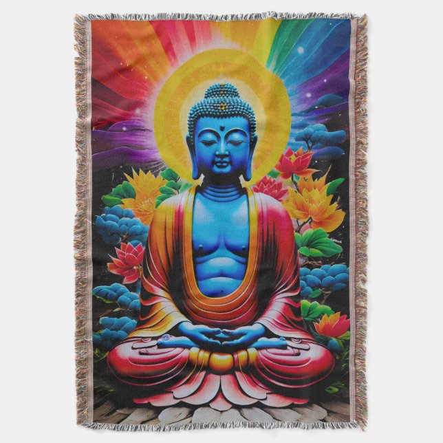 Manta Despertar de Buda Luminoso (Frente vertical)
