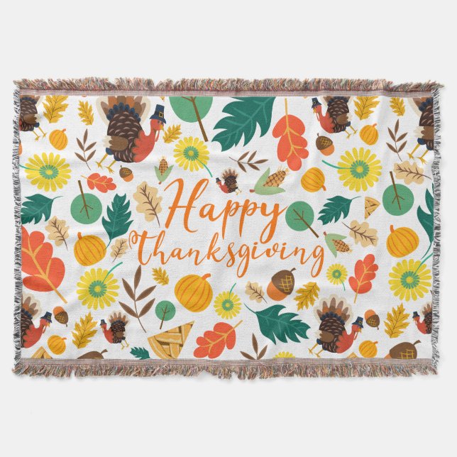 Manta Día de Acción de Gracias (Anverso)