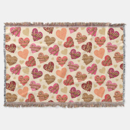 Manta Día de Galentine, corazones y palabras, San Valent