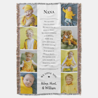 Manta Día de la Madre Abuela Grammy Nana de los nietos