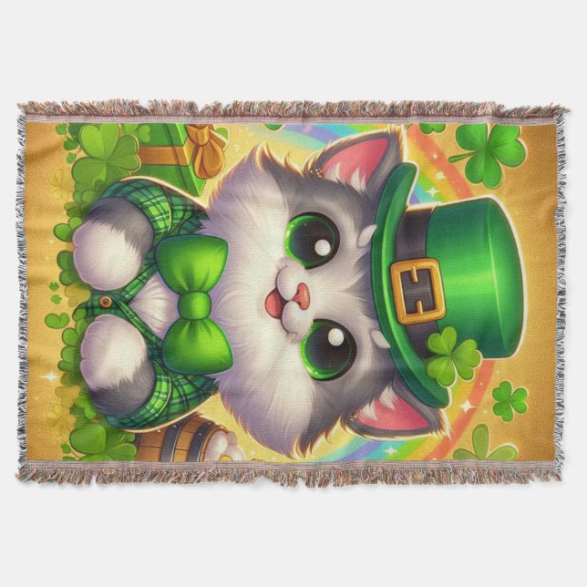 Manta Día de San Patricio, bonito y caprichoso (Anverso)