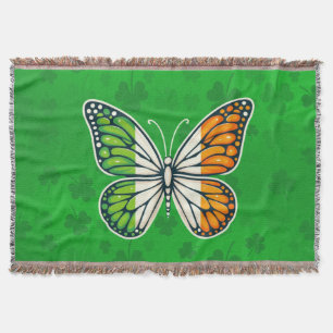 Manta Día de San Patricio mariposa irlandesa