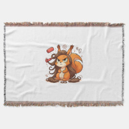 Manta Día del Pelo de la Ardilla Glamorosa