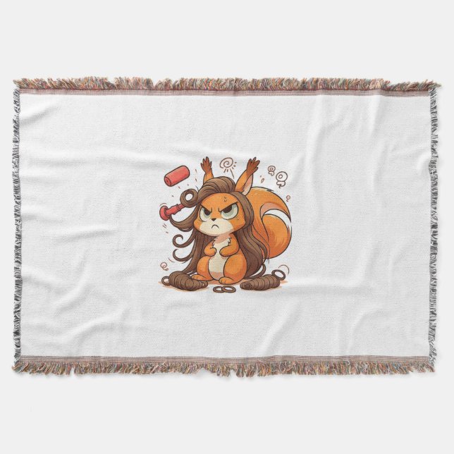 Manta Día del Pelo de la Ardilla Glamorosa (Anverso)