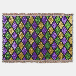 Manta Diamantes de las baldosas, fondo festivo