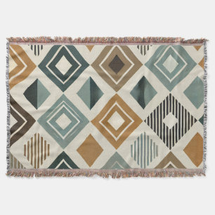 Manta Diamantes modernos de mediados de siglo