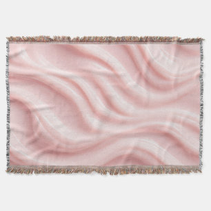 Manta Diseño abstracto de crema rosa