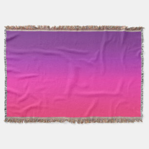 Manta Diseño abstracto neón púrpura y rosa oscuro