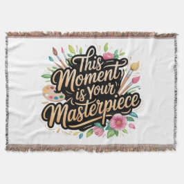 Manta Diseño de citas florales