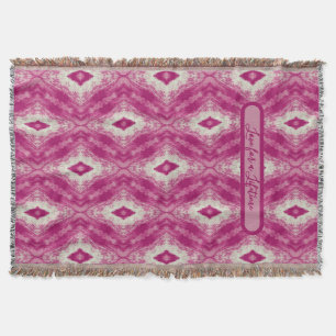 Manta Diseño de El Cairo Blanco Rosa