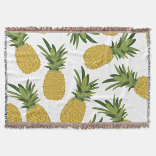 Manta Diseño de fruta tropical de piña