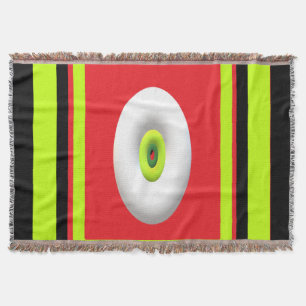 Manta Diseño de globos gráficos lima verde rojo blanco