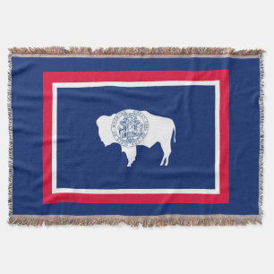 Manta Diseño de la bandera del estado de Wyoming