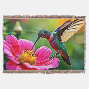 Manta Diseño de Momentos de Colibrí Mágico