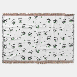 MANTA DISEÑO DE PATRÓN ANIME EYE