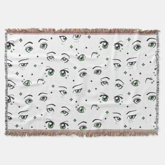 MANTA DISEÑO DE PATRÓN ANIME EYE (Anverso)