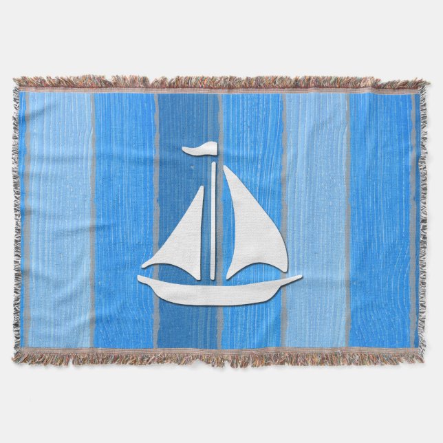 Manta Diseño de temática náutica (Anverso)