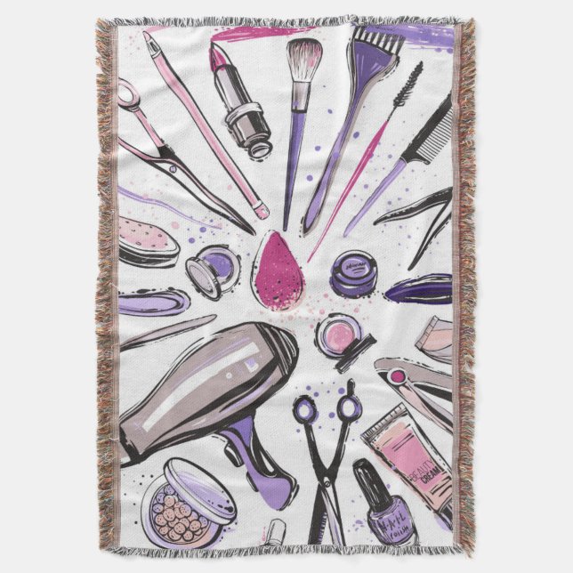 Manta Diseño del círculo del maquillaje (Frente vertical)