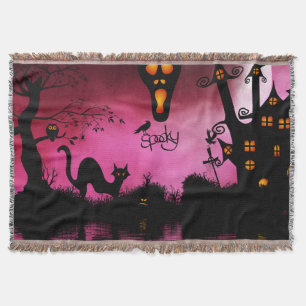 Manta Diseño espeluznante y divertido de halloween