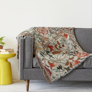 Manta Diseño floral de William Morris