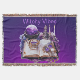 Manta Diseño inspirado en el cristal místico púrpura y e