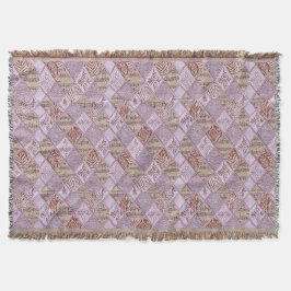 Manta Diseños De Diamantes En Rosa