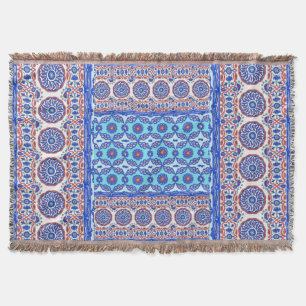 Manta Diseños turcos de Iznik del otomano del modelo de