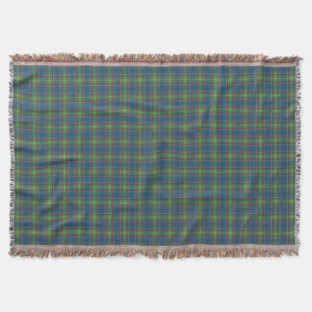 Manta Distrito de Ayrshire Tartan Throw Blanket (Anverso)