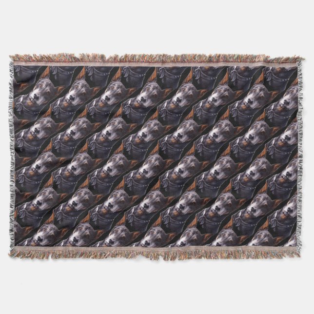 Manta Doberman Throw Blanket Doberman Pinscher (Anverso)
