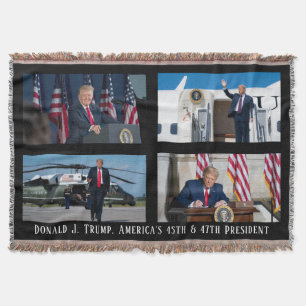 Manta Donald J. Trump 47º presidente Foto Keepsake