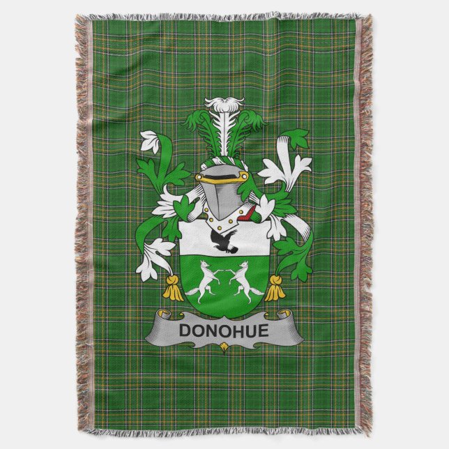 Manta Donohue irlandés o O_Donohue escudo de armas Cr (Frente vertical)