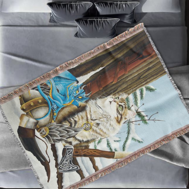 Manta Dragón azul Viking Cat (Subido por el creador)