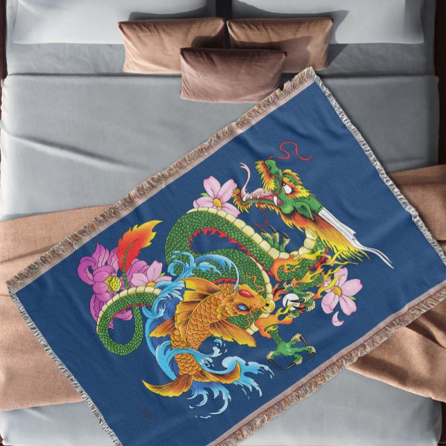 Manta Dragón chino verde Koi (Subido por el creador)